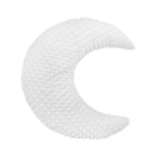 Kinder Mondkissen Minky Weiß Kuschelkissen Baby Kinderzimmer
