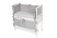 Babyhafen Baby Beistellbett mit Matratze Nestchen Grau - babyhafen.de 