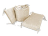 Babyhafen Baby Beistellbett mit Matratze Nestchen Beige - babyhafen.de 