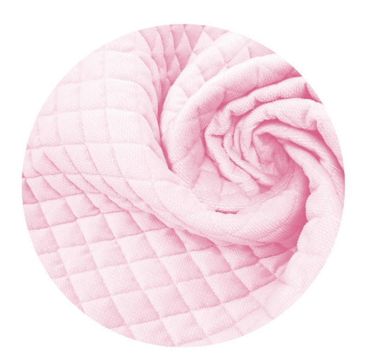 Bettnestchen 180x30 GESTEPPTER SAMT rosa - babyhafen.de 