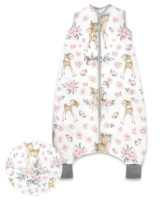 Kinderschlafsack mit Füßen Beinen Rehe 2.5 TOG - babyhafen.de 