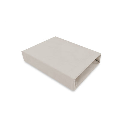 Beige Jersey Spannbettlaken für Babybett 40x90 cm – weich und atmungsaktiv