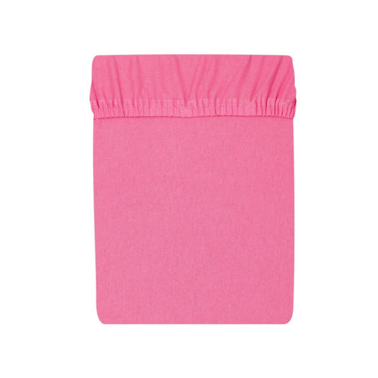 Jersey Spannbettlaken 70x140 cm in Dunkelrosa mit Gummizug