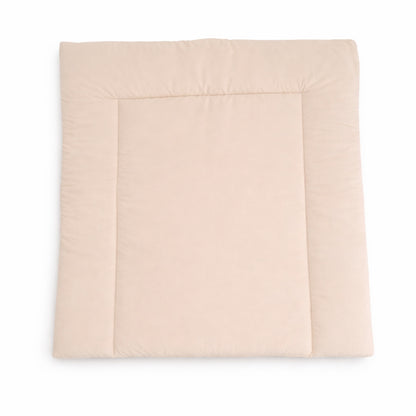 Wickelauflage 74x74 cm Beige aus Baumwolle für Wickelkommode