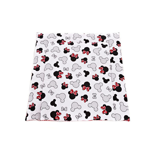 Komfort Wickelauflage Baby mit Minnie Maus Design Rot-Weiß