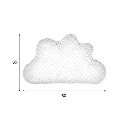 Kinder WOLKEN-Kissen Minky Weiß - babyhafen.de 